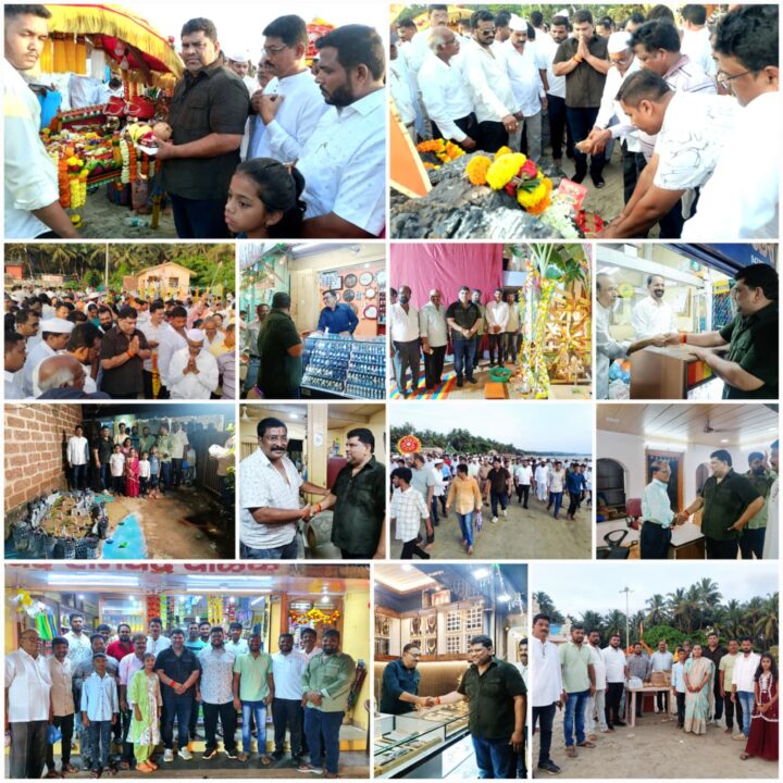 श्री देव रामेश्वर- नारायण पालखी सोहळ्यात वैभव नाईक यांनी सहभागी होत घेतले दर्शन