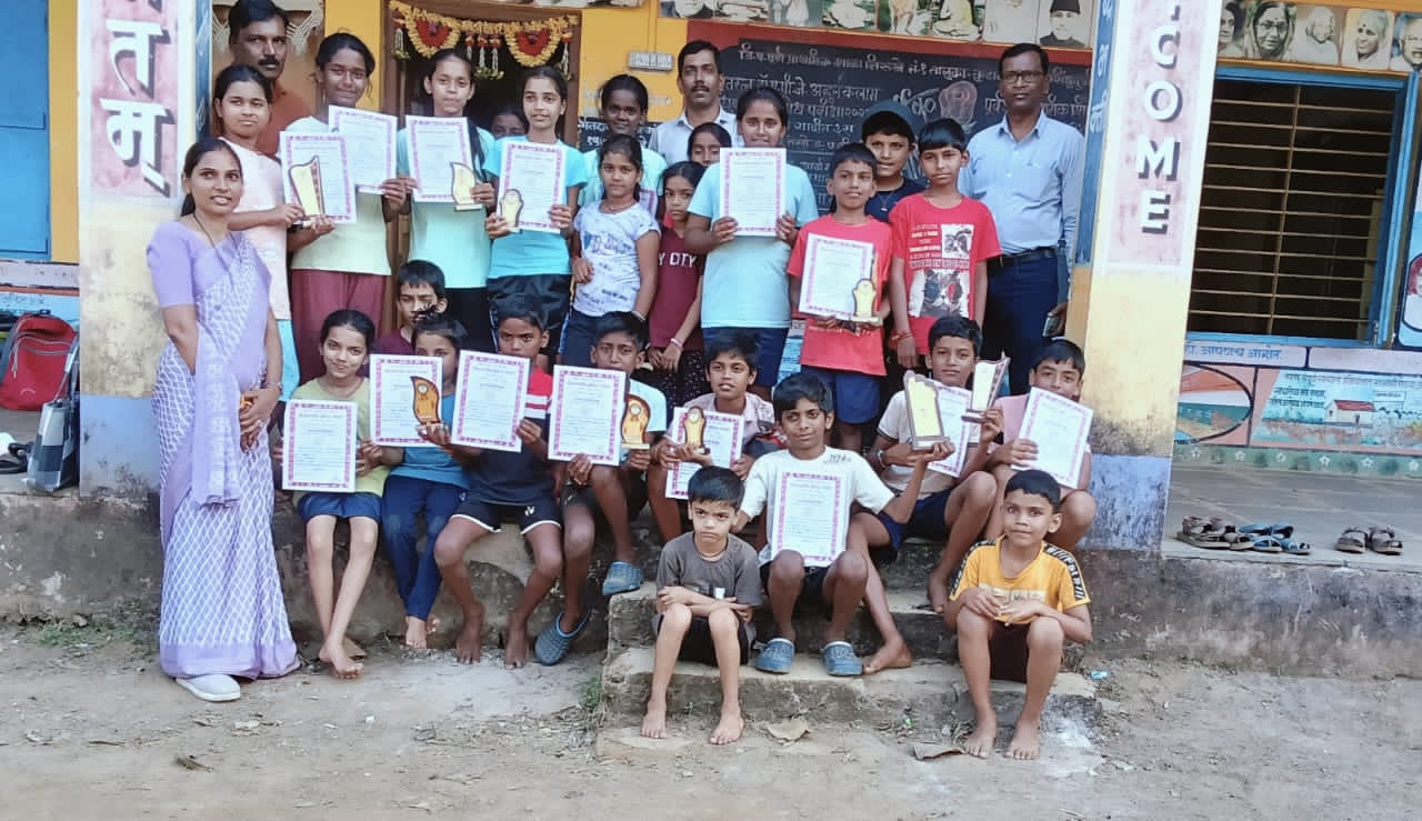 केंद्रस्तरीय क्रीडास्पर्धेत निरुखे नं.१प्रशालेचे सुयश