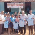निगुडे नं.१ शाळेला नम्रता राणे यांचेकडून खेळासाठी ड्रेस प्रदान