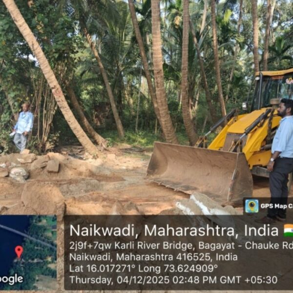 कुडाळात अनधिकृत वाळू उत्खननावर महसूल विभागाची कारवाई