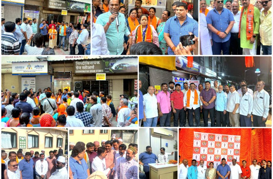 मुंबई मनपा निवडणूकीच्या विविध प्रभागातील शिवसेना उमेदवारांच्या प्रचारात मा. आम. वैभव नाईक यांचा सक्रिय सहभाग