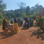 प्राथमिक शाळा तेंडोली गावठण या शाळेच्या धोकादायक छप्पराचा भाग शुक्रवारी कोसळला