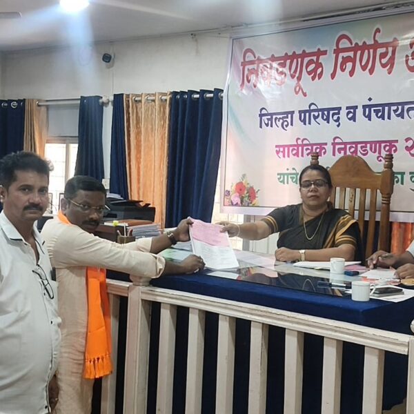 दादा साईल यांनी भरला उमेदवारी अर्ज