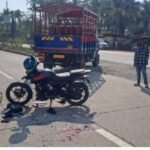 ओरोस जिजामाता चौकात भीषण अपघात