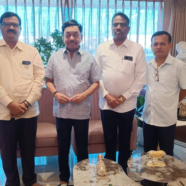 खा. नारायण राणे यांची सतीश सावंत यांनी घेतली भेट