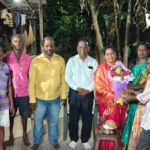 हुमरमळा वालावल करमळीवाडी येथील ग्रामस्थांनी केला नवनिर्वाचित पंचायत समिती सदस्या अर्चना अतुल बंगे यांचा सत्कार