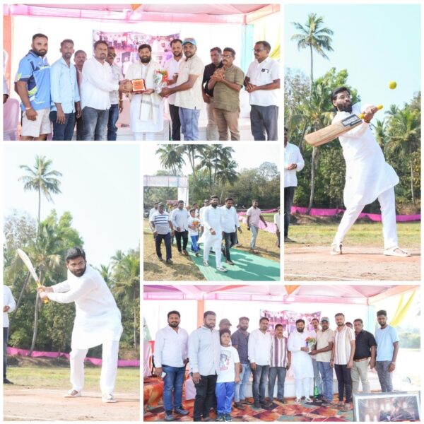 भाजपा युवा नेते विशालजी परब यांच्या शुभहस्ते ‘सरपंच चषक 2026’ चे जल्लोषात उद्घाटन!