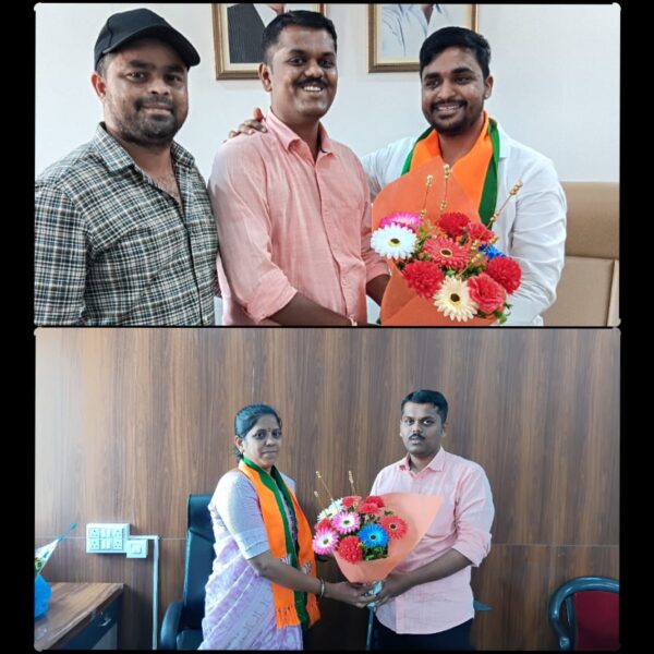 राष्ट्रवादी तालुकाध्यक्ष वैभव रावराणे यांनी दिल्या नवनिर्वाचित पं.स सभापती सिद्धेश रावराणे, उपसभापती साची कोलते यांना शुभेच्छा