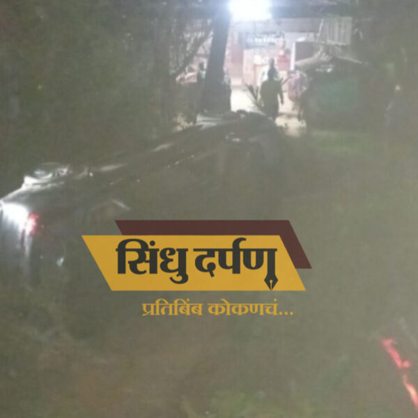 वेताळबांबर्डे पुलानजिक पुन्हा अपघात