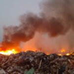 कणकवली घनकचरा प्रकल्पात प्लास्टिक साठ्याला लागली आग