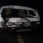 झुंजणाऱ्या गव्यांची वाहनांना धडक