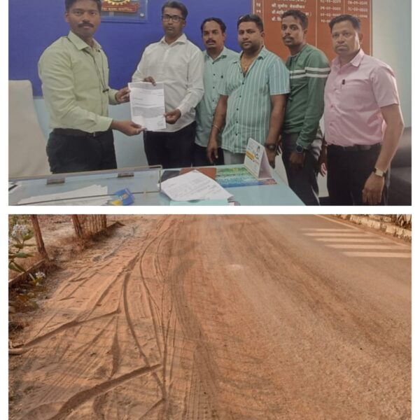 हायवेवर वाळू भरून थांबणाऱ्या डंपर/ट्रक वर कारवाई करण्याची मनसेची मागणी