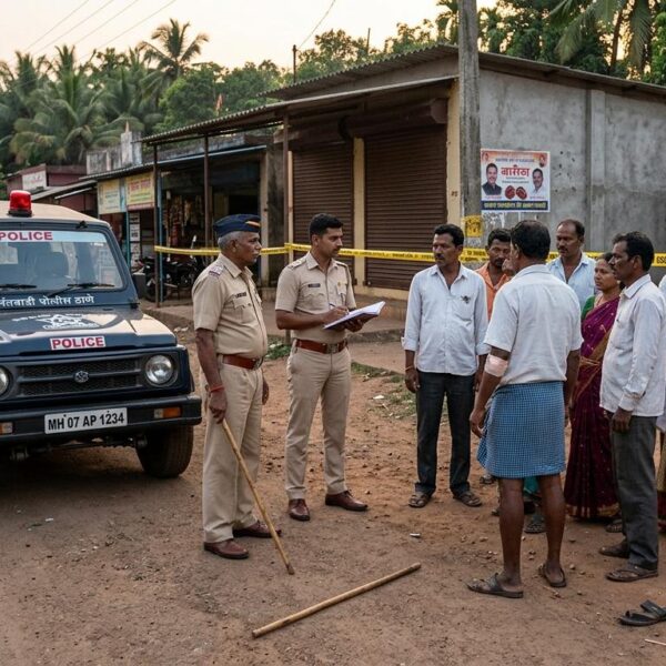 निरवडे येथे दोन गटात हाणामारी