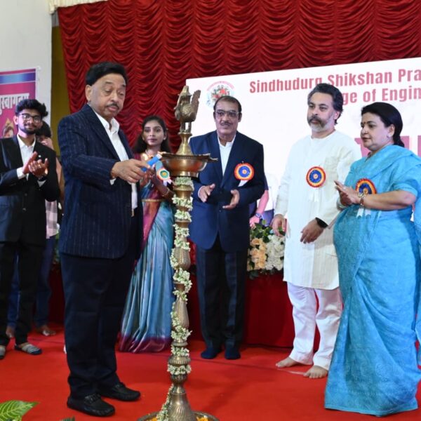 सिंधुदुर्ग जिल्ह्याचा आर्थिक विकास आणि दरडोई उत्पन्न वाढीसाठी एस एस पी एम च्या इंजिनिअर नी उद्योजक बनून योगदान द्यावे— खासदार नारायण राणे यांचे आवाहन