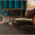 डंपरला ओव्हरटेक करताना अपघात