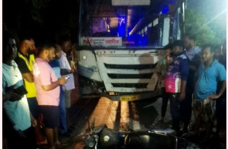 दोडामार्ग ते बांदा मार्गावर एस.&hellip;