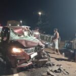 बेळणे येथे पहाटे भीषण अपघात