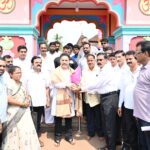नेरूर येथील कलेश्वर मंदिर परिसरात जलशुद्धीकरण प्रकल्पाचे लोकार्पण