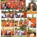 राज्याभिषेक दिनानिमित्त ओटवणे येथे छत्रपती शिवाजी महाराजांच्या मूर्तीला दुग्धाभिषेक करून अभिवादन.