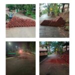 कणकवली टेंबवाडी परिसरातील रस्त्यावरील अतिक्रमण हटवून वाहतुकीसाठी मार्ग मोकळा