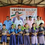 शालेय विद्यार्थ्यांनी शिक्षणाबरोबर, पर्यावरण संवर्धन करणे काळाची गरज – मा. जिल्हा बँक अध्यक्ष सतीश सावंत