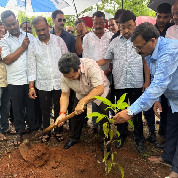 खासदार नारायण राणे यांच्या अमृत महोत्सवी वर्षानिमित्त हरकुळ बुद्रुकमध्ये वृक्षारोपण – खासदार नारायण राणे