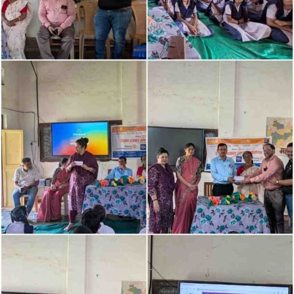 श्री लिंगेश्वर विद्यालय व कनिष्ठ महाविद्यालय तुळसुली या विद्यालयातील इयत्ता दहावीमध्ये शिकणाऱ्या 50 मुलांसाठी आयडियल स्टडी ॲपचे वितरण