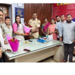 कुडाळ नगराध्यक्षा प्राजक्ता शिरवलकर यांनी घेतली नूतन पोलीस निरीक्षकांची भेट