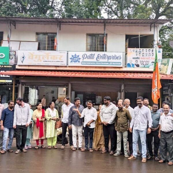 वेगुर्लेत फटाके फोडून, लाडू वाटून “ताज” प्रकल्पाचे स्वागत..!