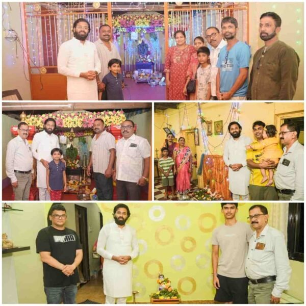 ‘गोविंदा’च्या जयघोषात विशालजी परब यांचे श्रीकृष्ण दर्शन; सावंतवाडीत भक्तिमय वातावरण
