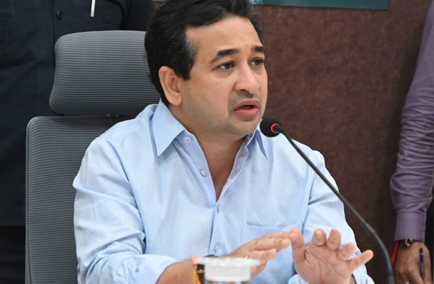 दुष्काळ निवारण मंत्रिमंडळ उपसमितीत मंत्री नितेश राणे यांचा समावेश