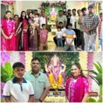 माजी आमदार वैभव नाईक यांनी कुटुंबीयांसोबत आरोंदा येथील निवासस्थानी विराजमान गणरायाची विधिवत पूजा करून घेतले दर्शन