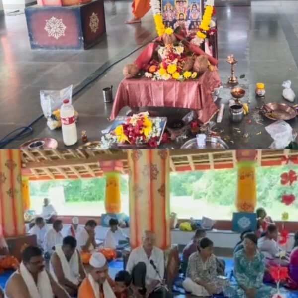 आंबडपाल भद्रकाली मंदिरात ४० भाविकांचे सामुदायिक नवनाथ पारायण उत्साहात संपन्न.