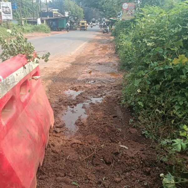 गॅस पाईपलाईनच्या कामात पिण्याची जलवाहिनी फुटली